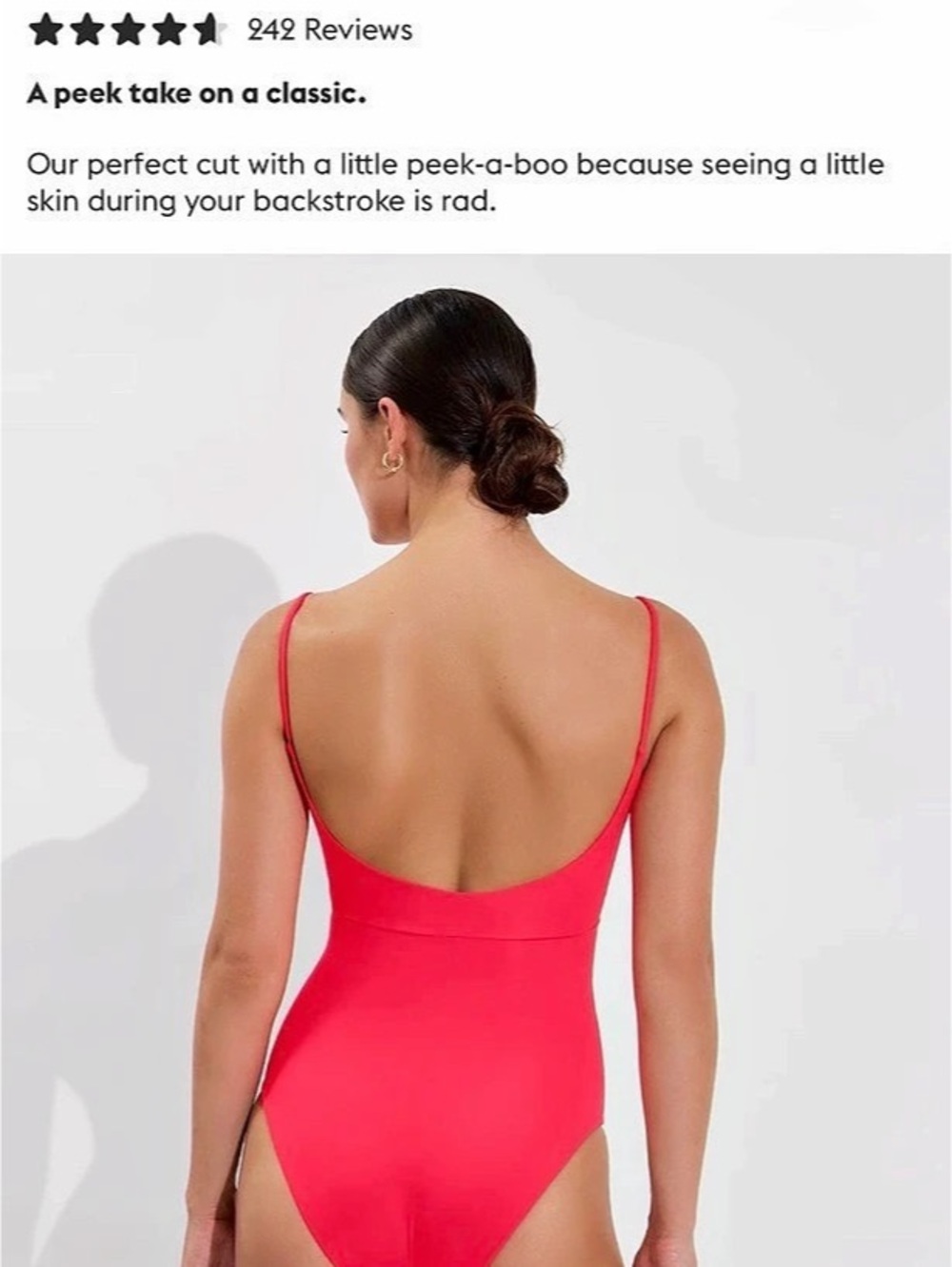 Left On Friday Peak Suit One Piece in Blue Size Medium - Picture 5 of 5